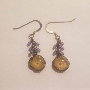 Sundance flower earrings